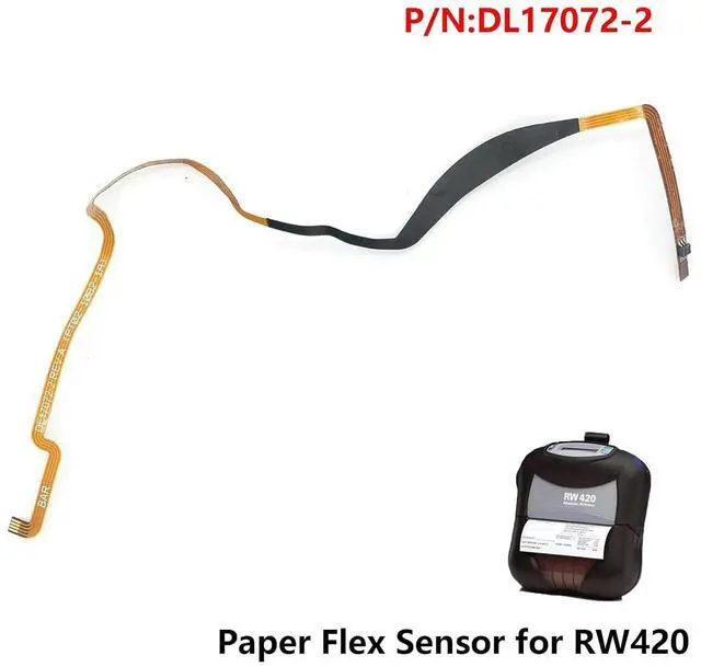 Alt view image 2 of 7 - Paper/Bar Sensor Flex Cable for Ze bra RW420 Thermal Bar code Label Mobile Printer,Printer Sensor Identify Paper Roll,P/N:DL17072-2