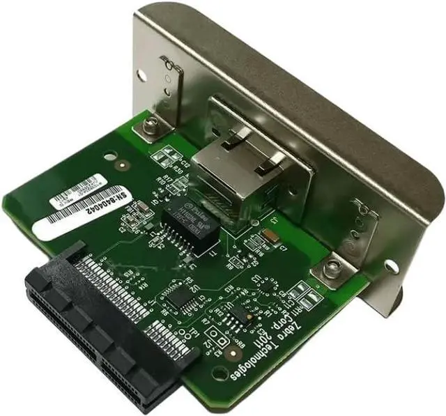 Alt view image 4 of 4 - P1037974-001 Internal Printserver for Ze bra ZT200 Series Thermal Printer ZT210 ZT220 ZT230 Wired Ethernet Card