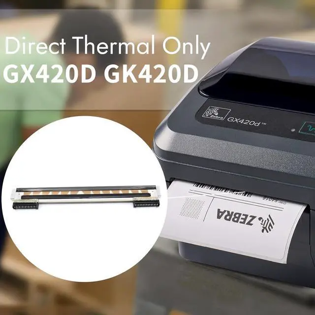 Alt view image 6 of 7 - 105934-037 Printhead for Ze bra GX420D GK420D ZP450 ZP550 ZP505 ZP500 Thermal Desktop Printer 203dpi Genuine
