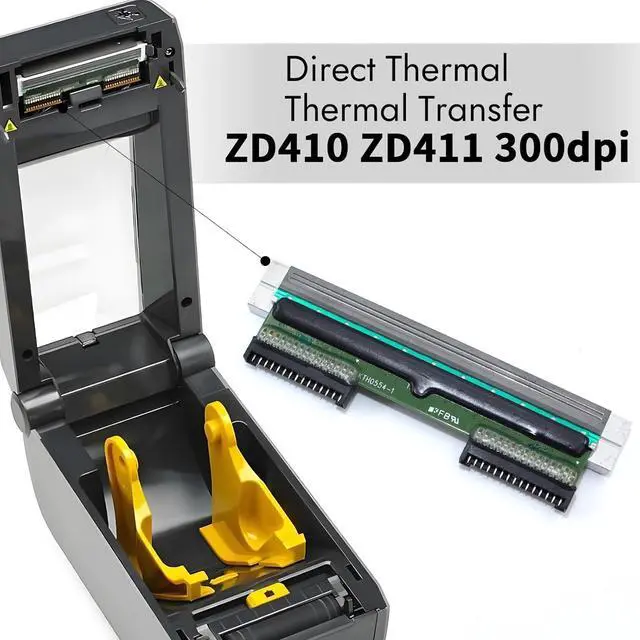 Alt view image 3 of 6 - 105934-037 Printhead for Ze bra GX420D GK420D ZP450 ZP550 ZP505 ZP500 Thermal Desktop Printer 203dpi Genuine