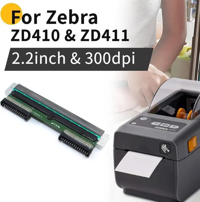 Alt view image 4 of 6 - 105934-037 Printhead for Ze bra GX420D GK420D ZP450 ZP550 ZP505 ZP500 Thermal Desktop Printer 203dpi Genuine