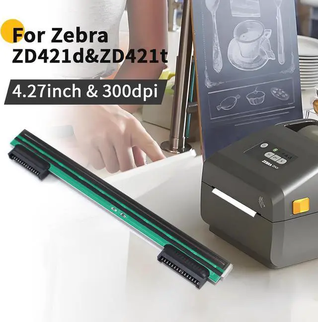 Alt view image 3 of 7 - 105934-037 Printhead for Ze bra GX420D GK420D ZP450 ZP550 ZP505 ZP500 Thermal Desktop Printer 203dpi Genuine