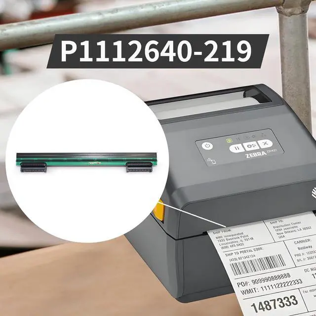 Alt view image 4 of 7 - 105934-037 Printhead for Ze bra GX420D GK420D ZP450 ZP550 ZP505 ZP500 Thermal Desktop Printer 203dpi Genuine