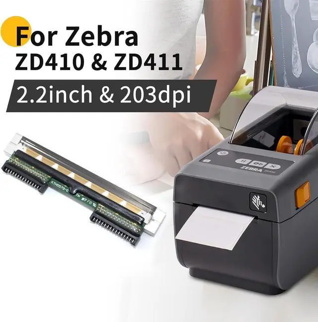 Alt view image 3 of 7 - 105934-037 Printhead for Ze bra GX420D GK420D ZP450 ZP550 ZP505 ZP500 Thermal Desktop Printer 203dpi Genuine