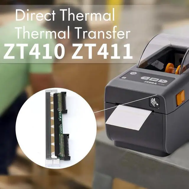 Alt view image 5 of 7 - 105934-037 Printhead for Ze bra GX420D GK420D ZP450 ZP550 ZP505 ZP500 Thermal Desktop Printer 203dpi Genuine