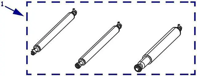 Alt view image 6 of 6 - P1112750-039 Kit Platen Roller for Ze bra ZE511 Thermal Label Printer RH&LH 203dpi 300dpi 4-Inch