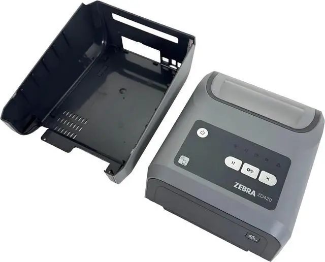 Alt view image 2 of 7 - Ze bra Top Cover and Botton Cover for ZD420 Thermal Desktop Label Printer