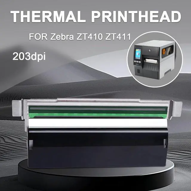 Alt view image 4 of 5 - P1037974-010 ZT230 Thermal Printhead 203DPI for Ze bra ZT200 ZT210 ZT220 ZT230 Label Printers