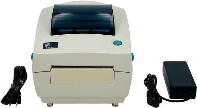 Main image of Ze bra LP2844-Z Direct Thermal Label Printer USB Serial Parallel 120810-001, Bundle with AC Adapter