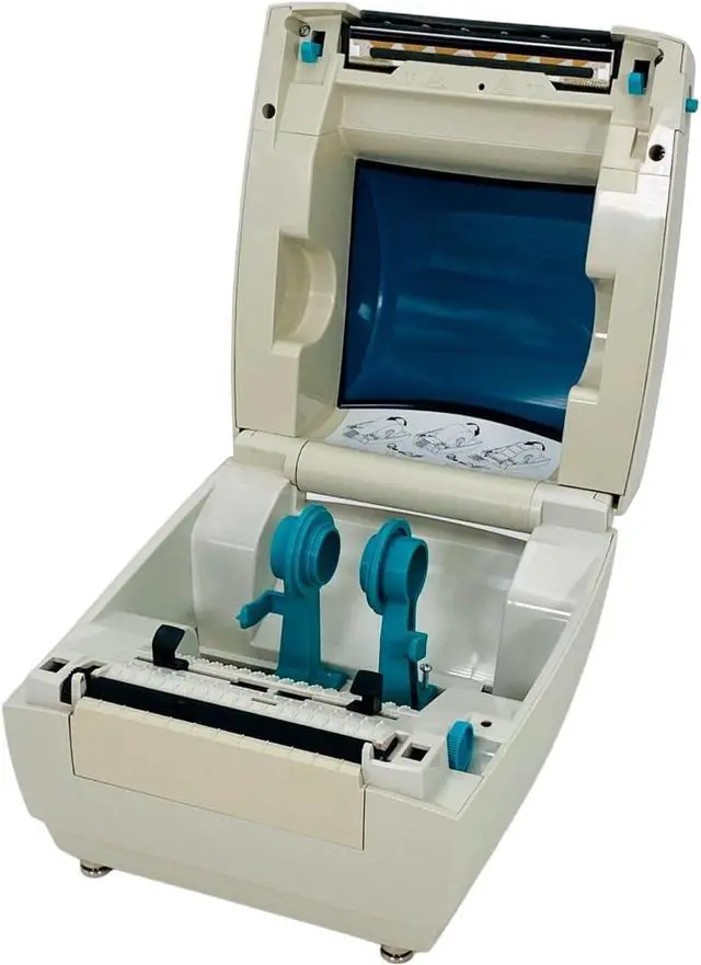 Alt view image 4 of 6 - Ze bra LP2844-Z Direct Thermal Label Printer USB Serial Parallel 120810-001, Bundle with AC Adapter