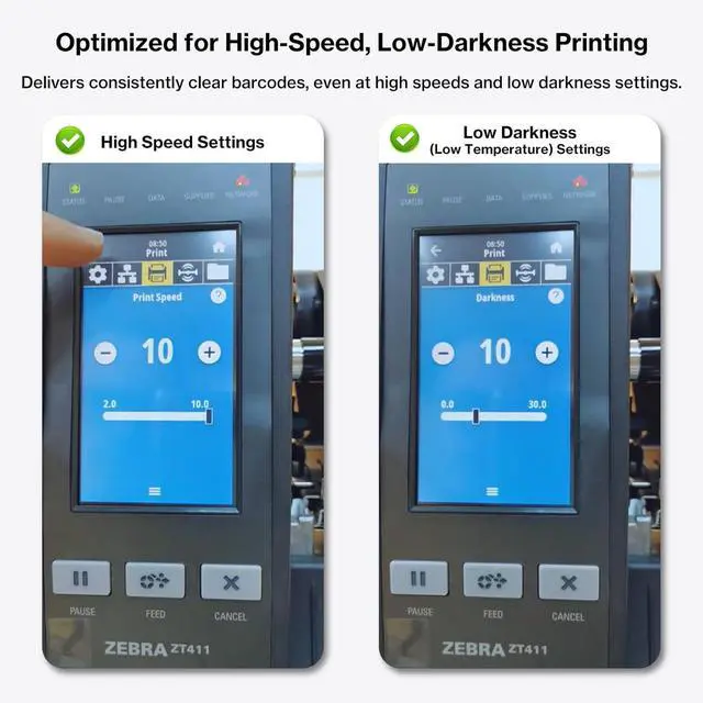 Alt view image 3 of 7 - P1058930-009 Printhead for Ze bra ZT410 ZT411 Thermal Label Bar code Printer 203dpi, Premium Print Head Replacement