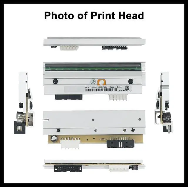 Alt view image 2 of 7 - P1004230 Replacement Printhead for Ze bra 110Xi4 105SL Plus - 203dpi Precision Thermal Print Head for Enhanced Label Printing Quality