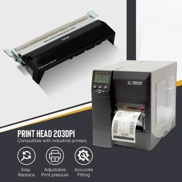 Alt view image 2 of 7 - Compatible Ze bra ZT410 Printhead / ZT411 Printhead P1058930-009 203 DPI Compatible