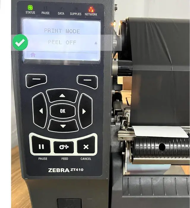 Alt view image 3 of 6 - P1058930-098 Kit Peel Assembly Upgrade for Ze bra ZT410 ZT411 ZM400 Thermal Bar code Label Printer All DPI
