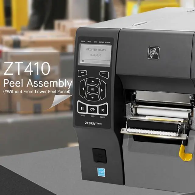 Alt view image 2 of 6 - P1058930-098 Kit Peel Assembly Upgrade for Ze bra ZT410 ZT411 ZM400 Thermal Bar code Label Printer All DPI