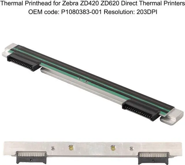 Alt view image 3 of 6 - P1080383-001 Print Head Kit Printhead for Ze bra ZD420 ZD620 Thermal Mobile Label Printer 203dpi - High-Efficiency ZD620 Print Head