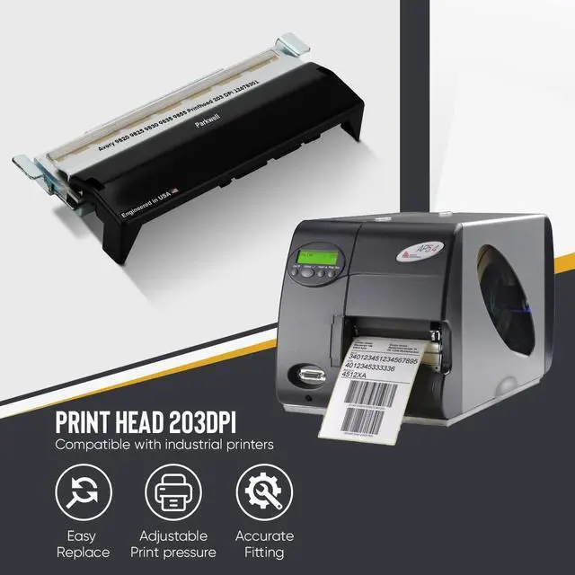 Alt view image 2 of 7 - Compatible Ze bra ZT410 Printhead / ZT411 Printhead P1058930-009 203 DPI Compatible