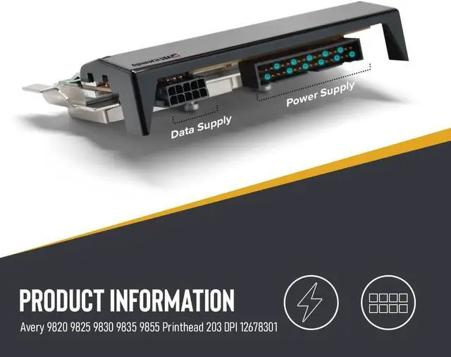 Alt view image 4 of 7 - Compatible Ze bra ZT410 Printhead / ZT411 Printhead P1058930-009 203 DPI Compatible