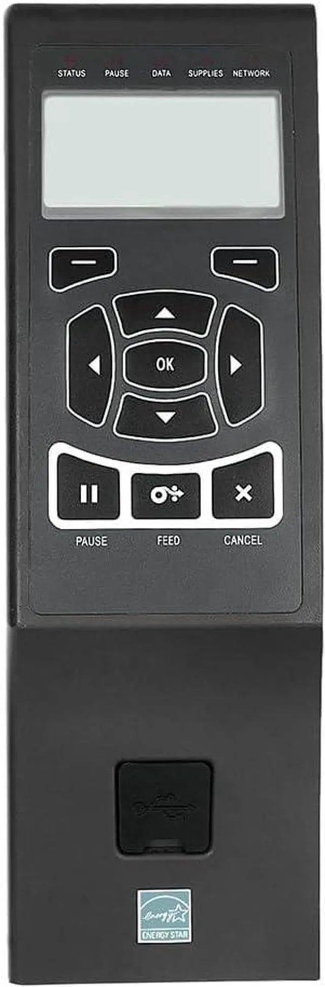 Main image of P1058930-001 Monochrome Control Panel Front Cover for Ze bra ZT410 Thermal Label Printer 203 300dpi 600dpi - Replacement Printer Control Panel Cover Compatible with Ze bra ZT410