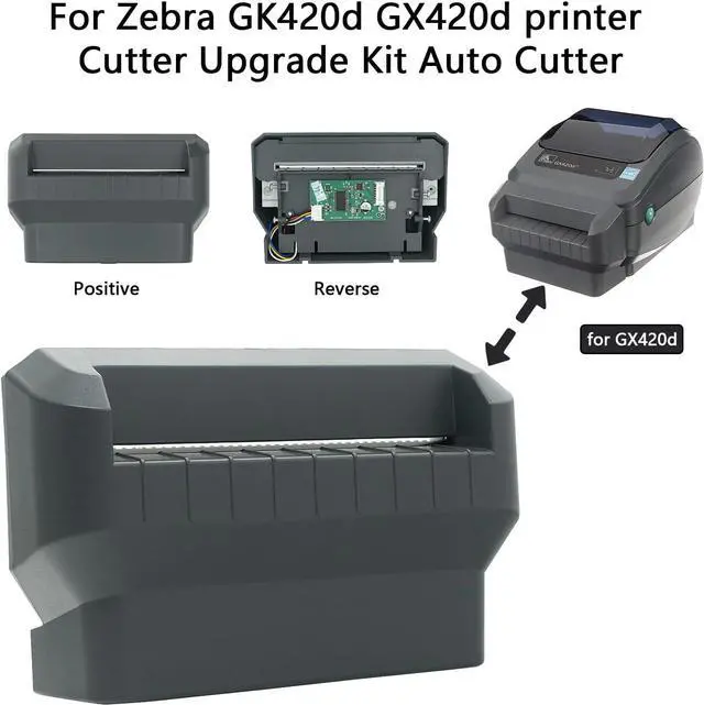 Alt view image 2 of 7 - 105934-029 Kit Cutter Assembly for Ze bra GK420D Thermal Printer 203dpi, Auto Cutter with Housing 403641-001C is Suitable for GK420D Printers with Cutter Functionality (GK420D)