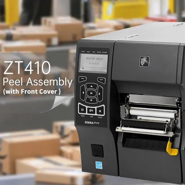 Alt view image 3 of 7 - P1058930-098 Peel Assembly for Ze bra ZT411 ZT410 Thermal Label Printer (with Front Cover) 203dpi 300dpi 600dpi