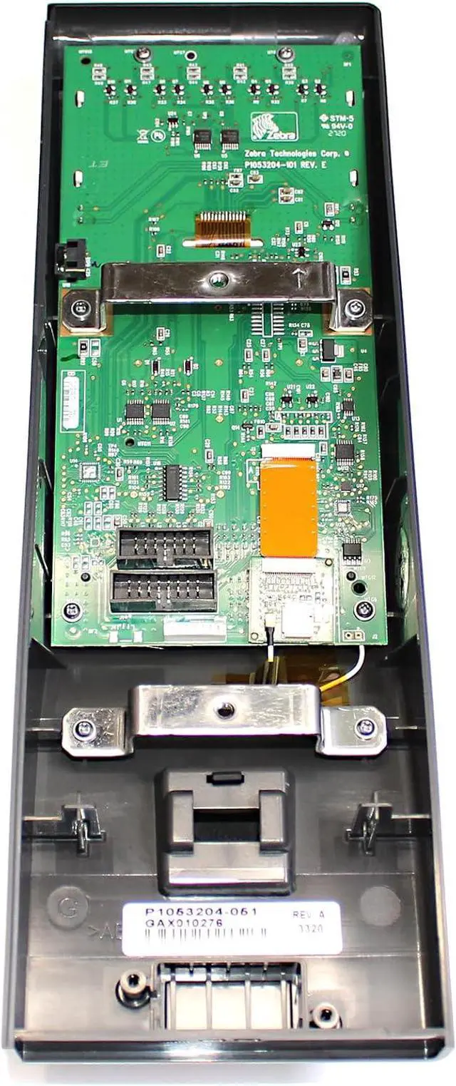 Alt view image 2 of 7 - P1058930-001 Monochrome Control Panel for Ze bra ZT410 Thermal Label Printer 203dpi 300dpi 600dpi