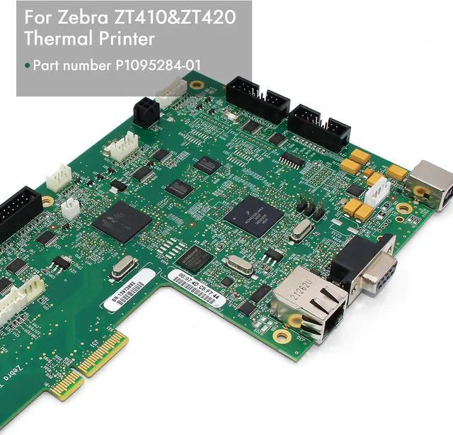 Alt view image 3 of 7 - P1058930-402 Main Logic Board Mainboard for Ze bra ZT410 ZT420 Thermal Printer ZT400 Series All dpi