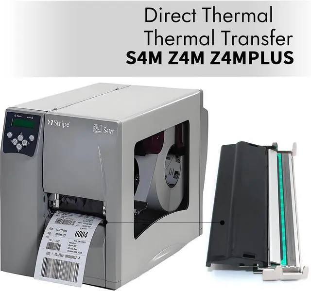 Alt view image 3 of 7 - G41400M Printhead for Ze bra S4M Z4M Z4MPLUS Thermal Bar code Printer OEM Replacement 203dpi