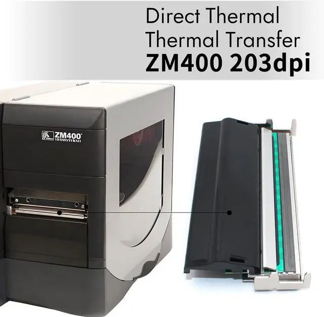 Alt view image 4 of 7 - P1004232 Printhead for Ze bra ZE500-4 / 110Xi4 / 105SL Plus Thermal Printer OEM Replacement 300dpi
