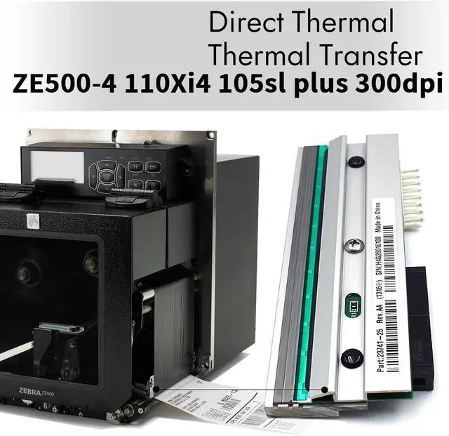 Alt view image 2 of 7 - P1058930-009 Printhead for Ze bra ZT410 ZT411 Thermal Bar code Printer OEM Replacement 203dpi