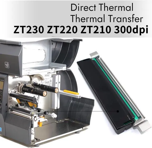 Alt view image 2 of 6 - 79800M Printhead for Ze bra ZM400 Thermal Bar code Printer OEM Replacement 203dpi