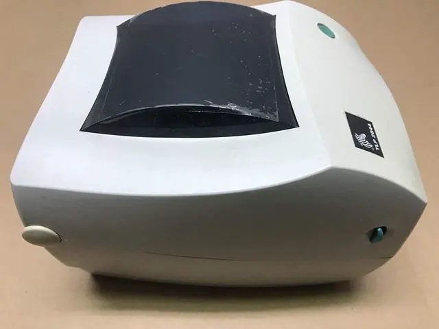 Alt view image 4 of 7 - Ze braNet #S6B Ze bra TLP 2844 Printer 2844-10301-0001 W/Adapter, USB, Power Cables &Print