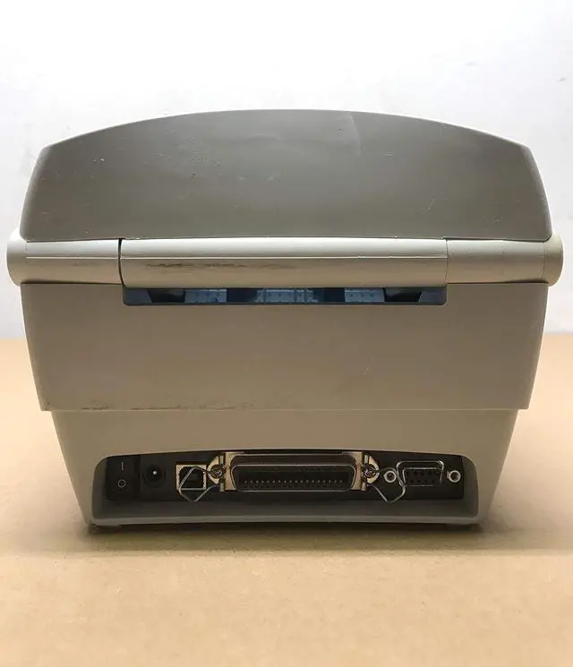 Alt view image 5 of 7 - Ze braNet #S6B Ze bra TLP 2844 Printer 2844-10301-0001 W/Adapter, USB, Power Cables &Print