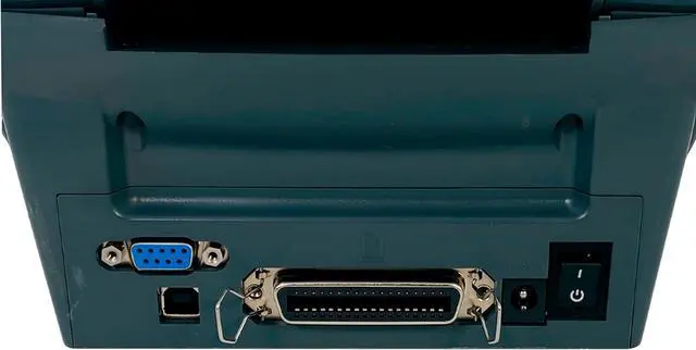 Alt view image 2 of 7 - Ze bra GX430T Thermal Transfer Label Bar code Printer 300 dpi USB Serial Parallel GX43-102510-00GA, Bundle with AC Adapter