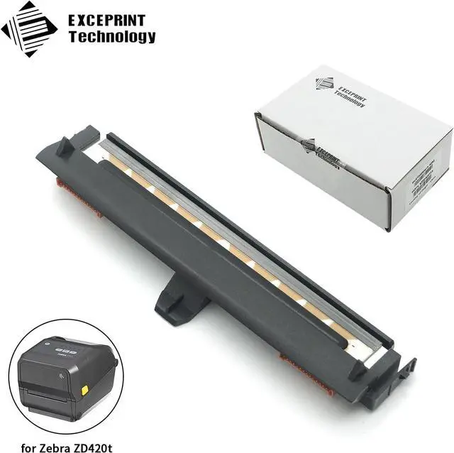 Alt view image 2 of 7 - Printhead for Ze bra ZD420T ZD620T ZD621T 300dpi Thermal Mobile Label Printer - Spare Part/OEM Replacement Thermal Print Head Compatible with Ze bra ZD420T/ZD620T/ZD621T - Part P1080383-227