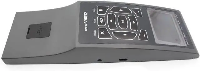 Alt view image 2 of 7 - Genuine Front Control Panel for Ze bra ZT420 Thermal Bar code Label Printer P1058930-041