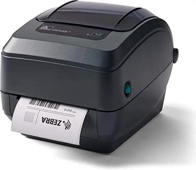 Main image of Ze bra - GK420t Thermal Transfer Desktop Printer for Labels, Receipts, Bar codes, Tags, and Wrist Bands - Print Width of 4 in - USB and Ethernet Port Connectivity