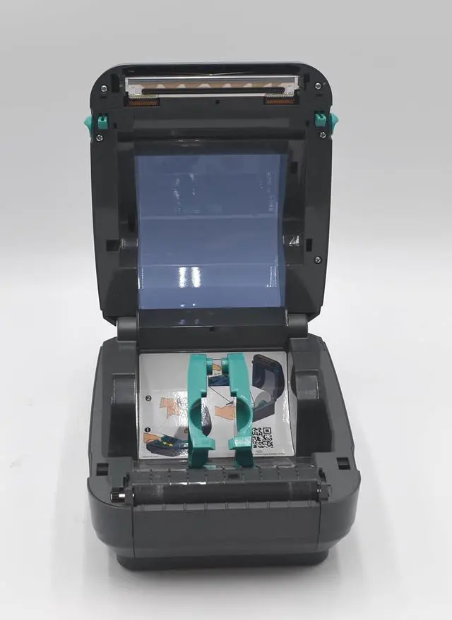 Alt view image 3 of 5 - Ze bra - GK420d Direct Thermal Desktop Printer for Labels, Receipts, Bar codes, Tags, and Wrist Bands - Print Width of 4 in - USB and Ethernet Port Connectivity