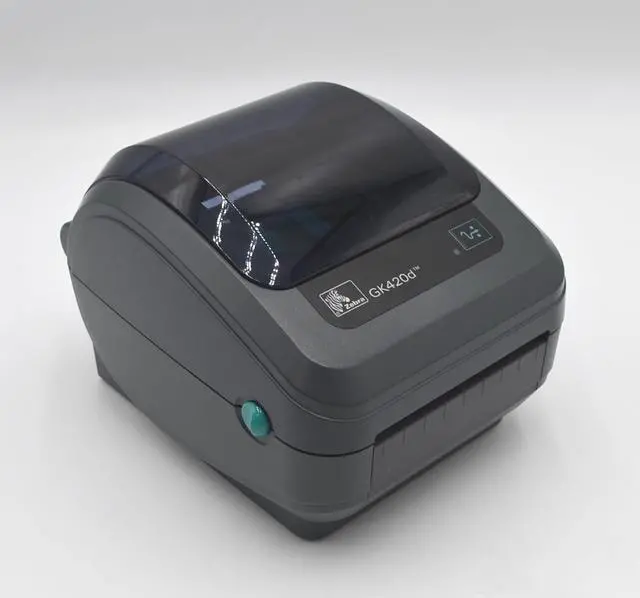 Alt view image 2 of 5 - Ze bra - GK420d Direct Thermal Desktop Printer for Labels, Receipts, Bar codes, Tags, and Wrist Bands - Print Width of 4 in - USB and Ethernet Port Connectivity