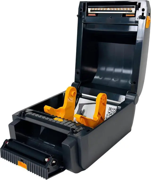 Alt view image 3 of 7 - Ze bra ZP230d Direct Thermal Bar code Label Printer USB ZP23042-D11G0000, Bundle with AC Adapter