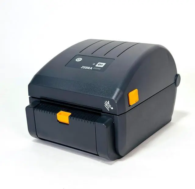 Alt view image 3 of 7 - Ze bra ZP230d (ZP450 Replacement) Direct Thermal Bar code Label Printer Dispenser USB, Bundle with Power Supply