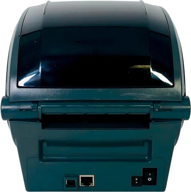 Alt view image 3 of 7 - Ze bra GK420T Thermal Transfer Bar code Label Printer USB Ethernet GK42-102220-000, Bundle with AC Adapter