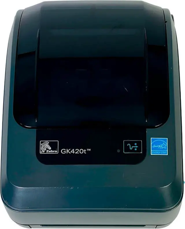 Alt view image 6 of 7 - Ze bra GK420T Thermal Transfer Bar code Label Printer USB Ethernet GK42-102220-000, Bundle with AC Adapter