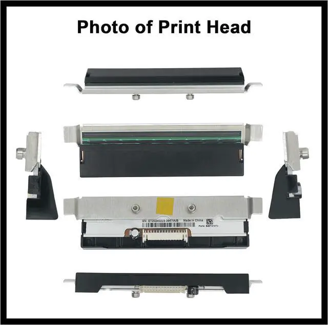 Alt view image 4 of 7 - Printhead/Print Head for Ze bra ZT210 ZT220 ZT230 Thermal Label Bar code Printer/Label Maker 300 dpi P/N:P1037974-011