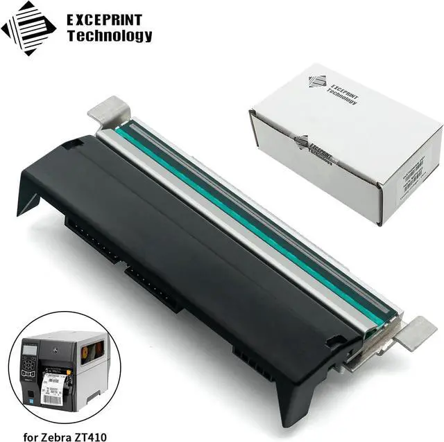 Alt view image 2 of 7 - Printhead for Ze bra ZT410 ZT411 Thermal Bar code Label Printer 203dpi - Spare Part/OEM Replacement Thermal Print Head Compatible with Ze bra ZT410/ZT411 Printhead - Part P1058930-009