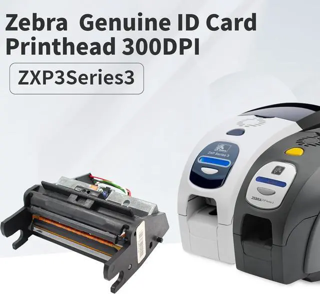 Alt view image 2 of 7 - P1031925-070 Thermal Card Printhead for Ze bra ZXP3 ZXP Series3 ZXP1 Thermal Card Printer 300dpi with Bracket 105940G-231
