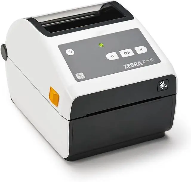Main image of Ze bra ZD420 White Thermal Transfer Label Printer (Bluetooth, USB, Ethernet Interface)