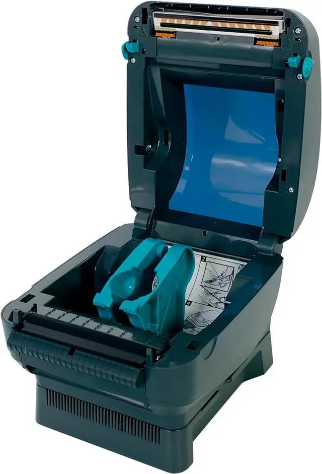 Alt view image 2 of 7 - Ze bra ZP505 Portable Direct Thermal Label Printer Dispenser USB Serial Parallel ZP505-0503-0025, Bundle with Power Cord