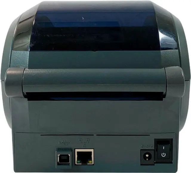Alt view image 4 of 7 - Ze bra GK420d Direct Thermal Bar code Printer USB LAN GK42-202210-00AU with Adapter