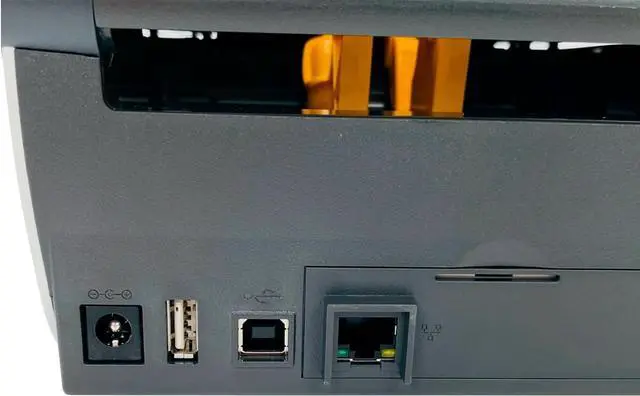 Alt view image 6 of 7 - Ze bra ZD421-HC Direct Thermal Label Printer LAN USB Bluetooth ZD4AH42-D01E00EZ, Bundle with AC Adapter